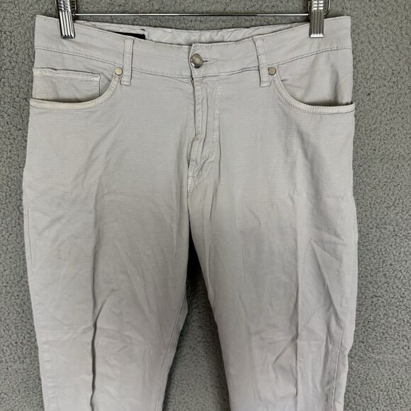 Peter Millar Pants Mens‎ 32x27 Grey Collection Chino Stretch Flat Front - Picture 2 of 8
